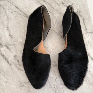 Sevilla Smith Calf Hair Sandy (now Kim) Flats in Black, Size 37
